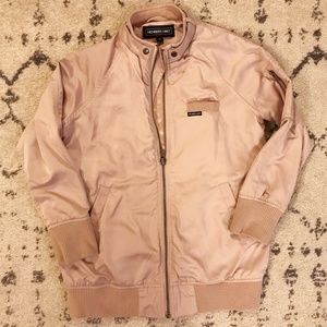 Women Members Only Light Pink Bomber Jacket